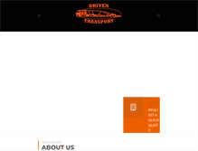 Tablet Screenshot of driventransport.com